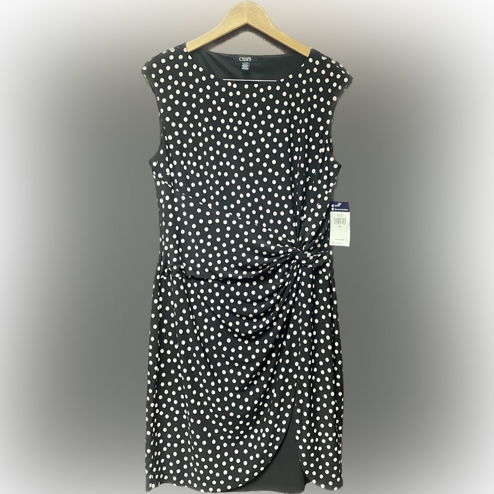 NWT  CHAPS POLKADOT DRESS